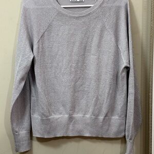 Cozy Gray Crew Neck Sweater with Soft Fabric